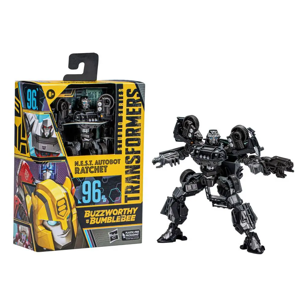 Transformers 3 Buzzworthy Bumblebee Studio Series Actionfigur N.E.S.T. Autobot Ratchet 11 cm Produktfoto