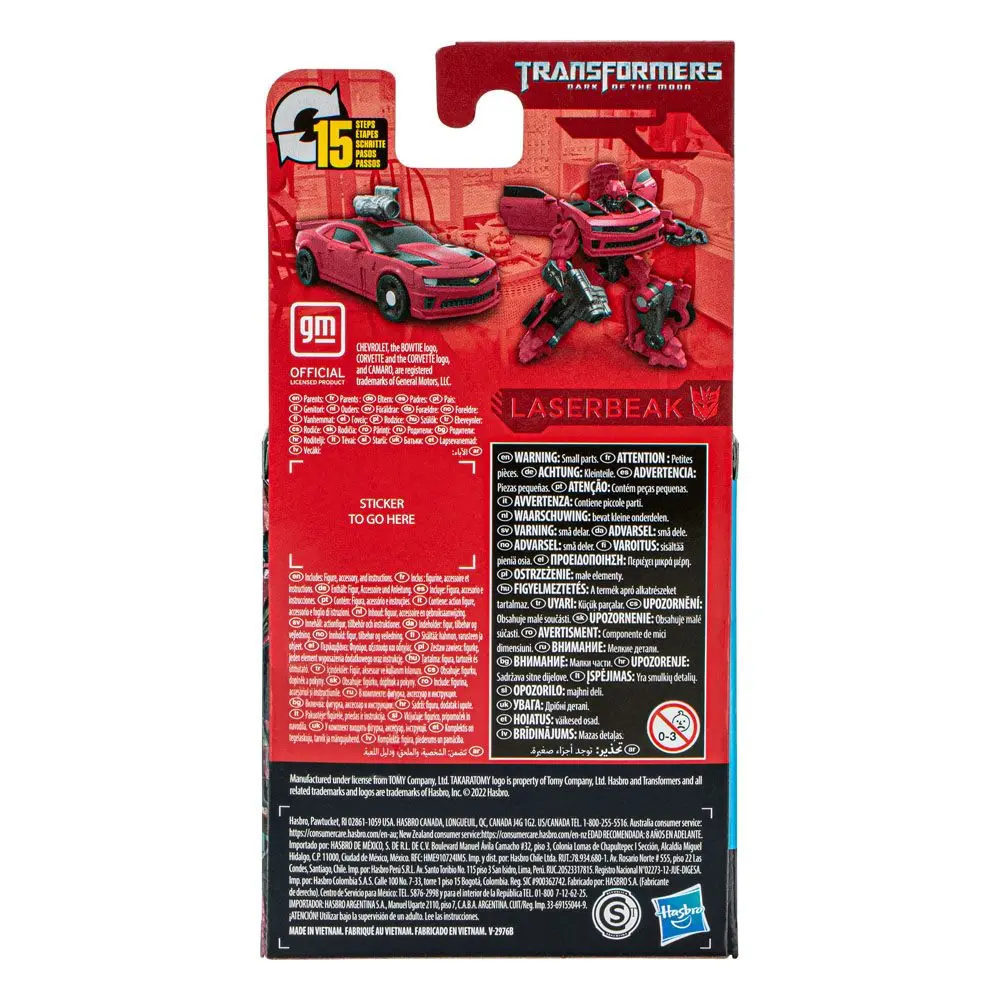 Transformers 3 Generations Studio Series Core Class Actionfigur Laserbeak 9 cm Produktfoto