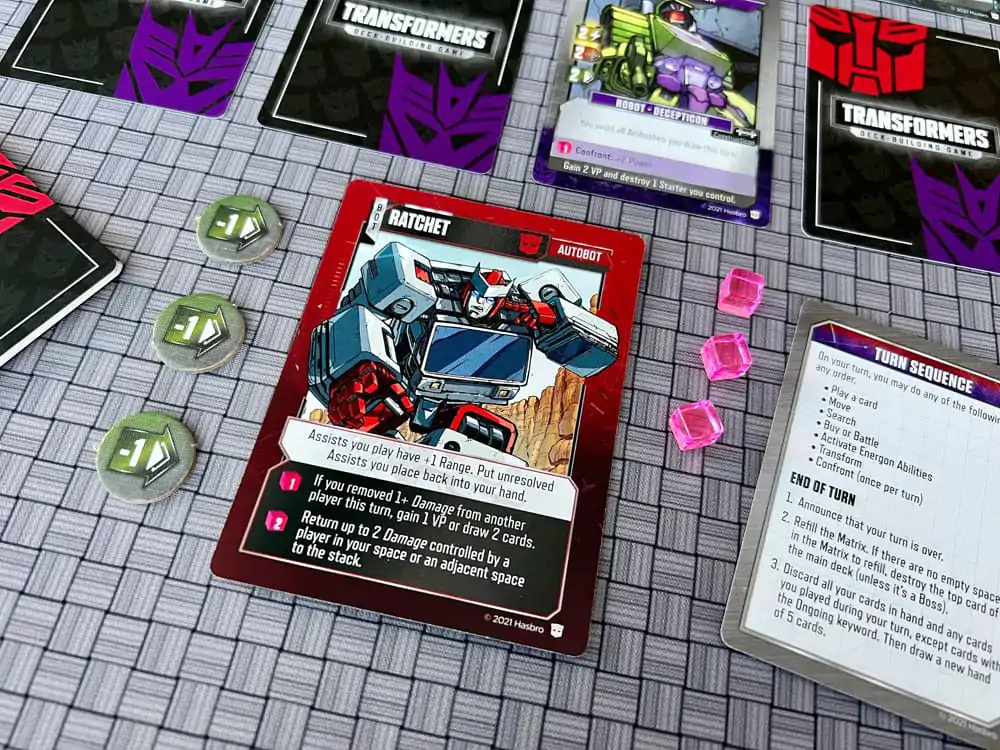 Transformers Kartenspiel Deck-Building *Englische Version* Produktfoto