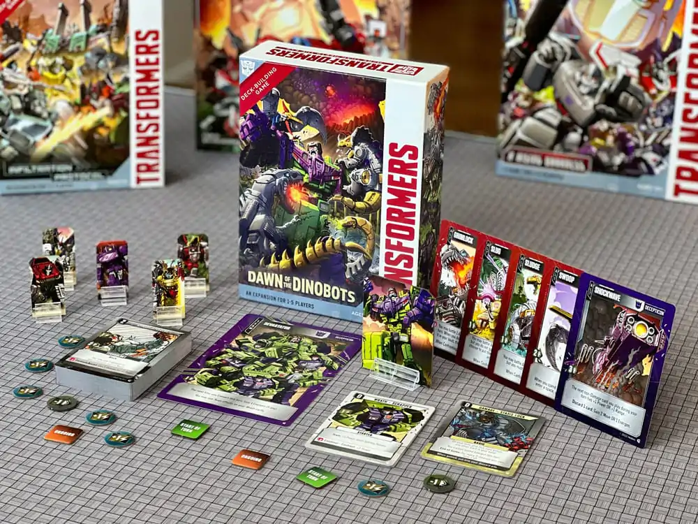 Transformers Kartenspiel Deck-Building Dawn of the Dinobots Expansion *Englische Version* Produktfoto