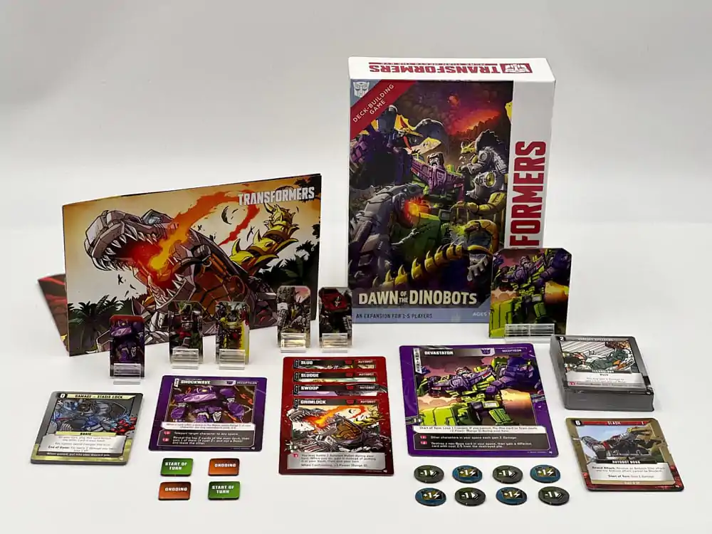 Transformers Kartenspiel Deck-Building Dawn of the Dinobots Expansion *Englische Version* Produktfoto