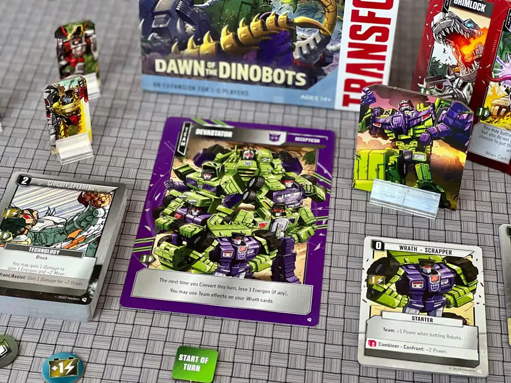 Transformers Kartenspiel Deck-Building Dawn of the Dinobots Expansion *Englische Version* Produktfoto