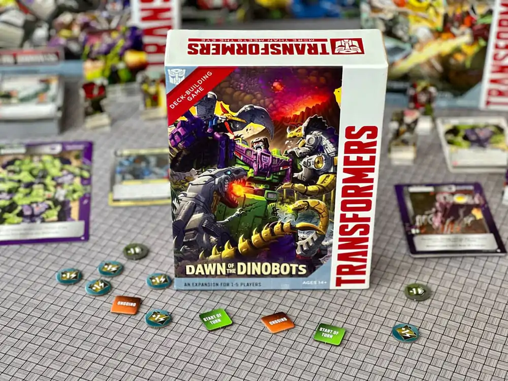 Transformers Kartenspiel Deck-Building Dawn of the Dinobots Expansion *Englische Version* Produktfoto