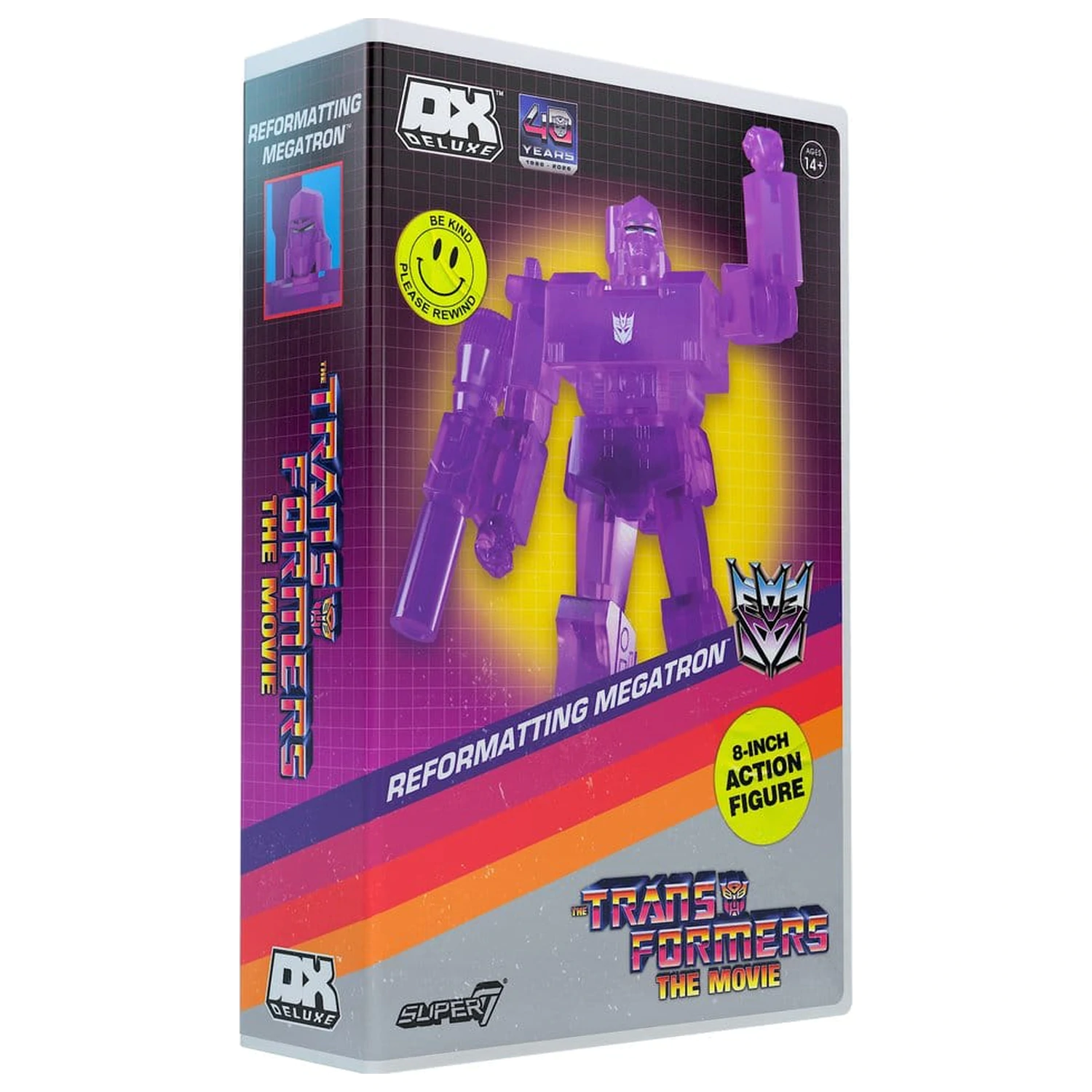 Transformers Deluxe Actionfigur Welle 02 Reformatting Megatron (VHS, The Movie) Produktfoto