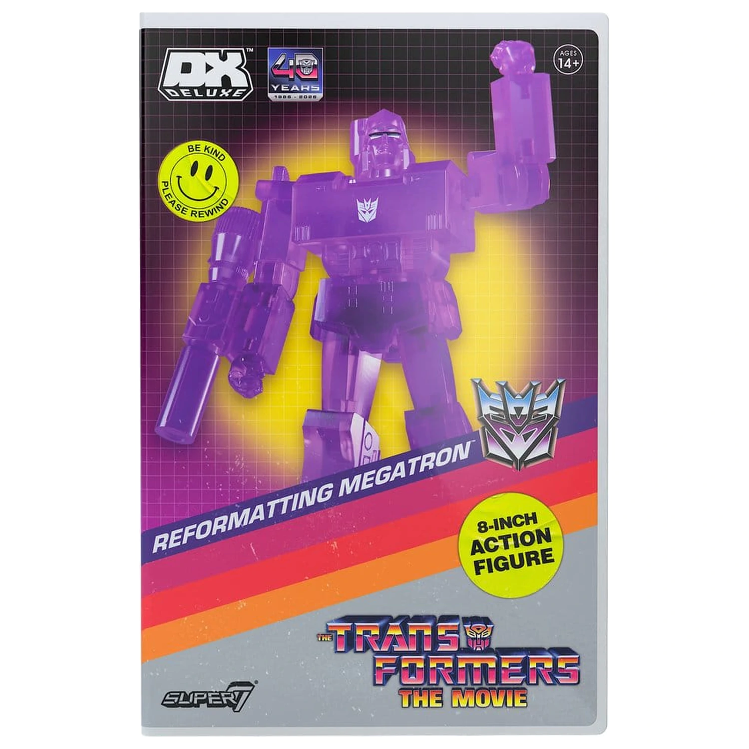 Transformers Deluxe Actionfigur Welle 02 Reformatting Megatron (VHS, The Movie) Produktfoto