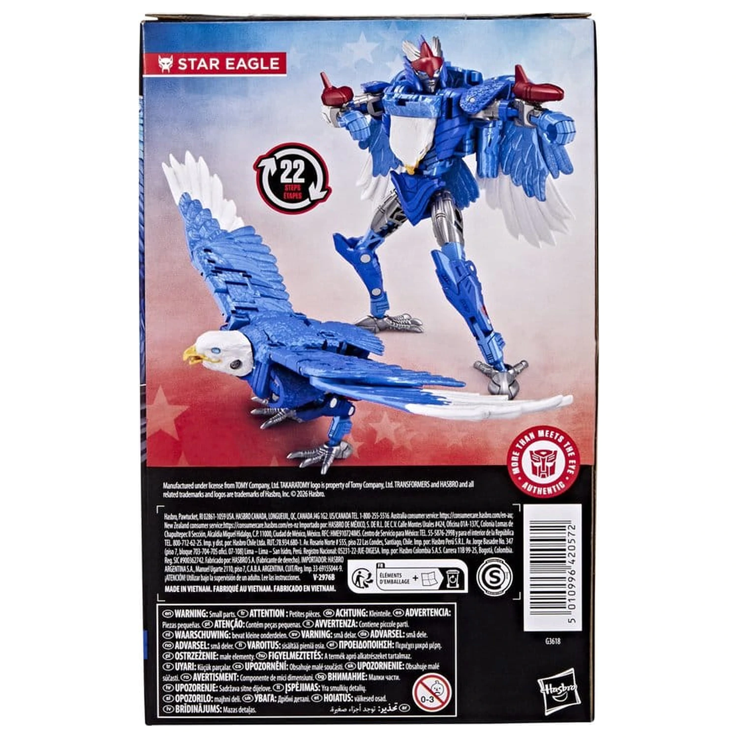 Transformers Deluxe Class Actionfigur Star Eagle 11 cm Produktfoto