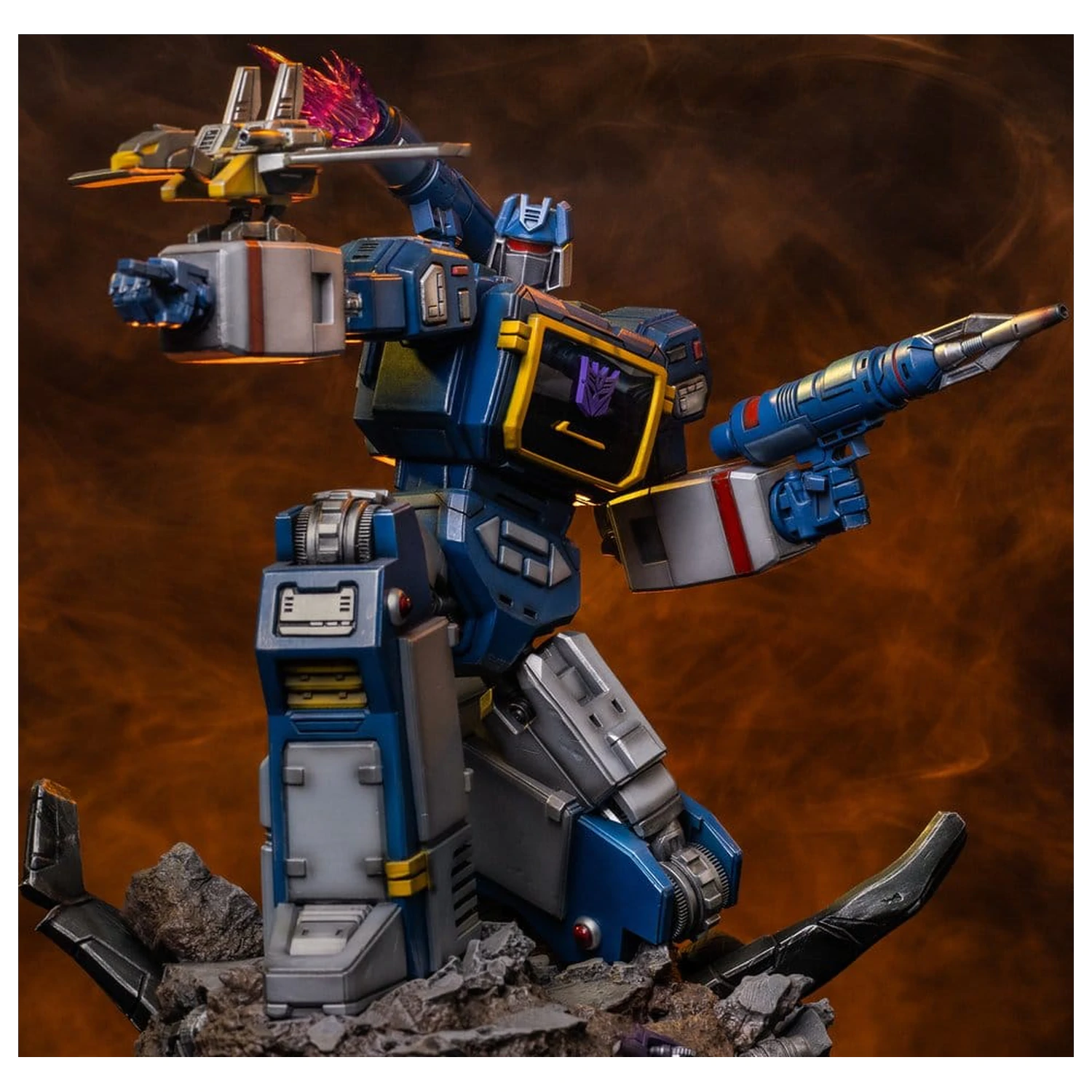 Transformers Demi Scale Statue 1/20 Soundwave 29 Zentimeter Produktfoto