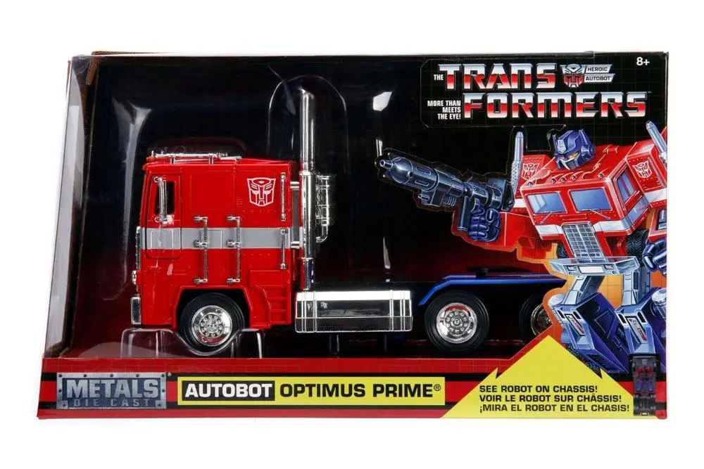 Transformers Diecast Modell 1/24 G1 Optimus Prime Produktfoto