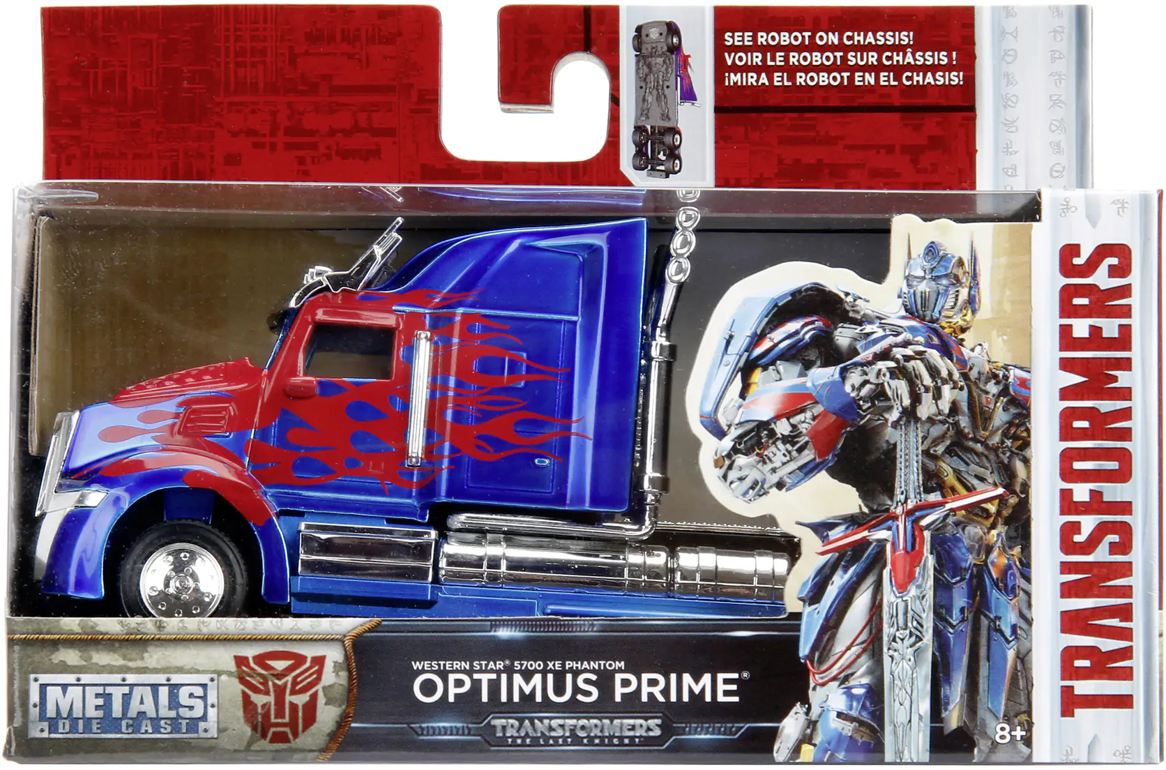 Transformers Diecast Modell 1/32 T5 Optimus Prime termékfotó