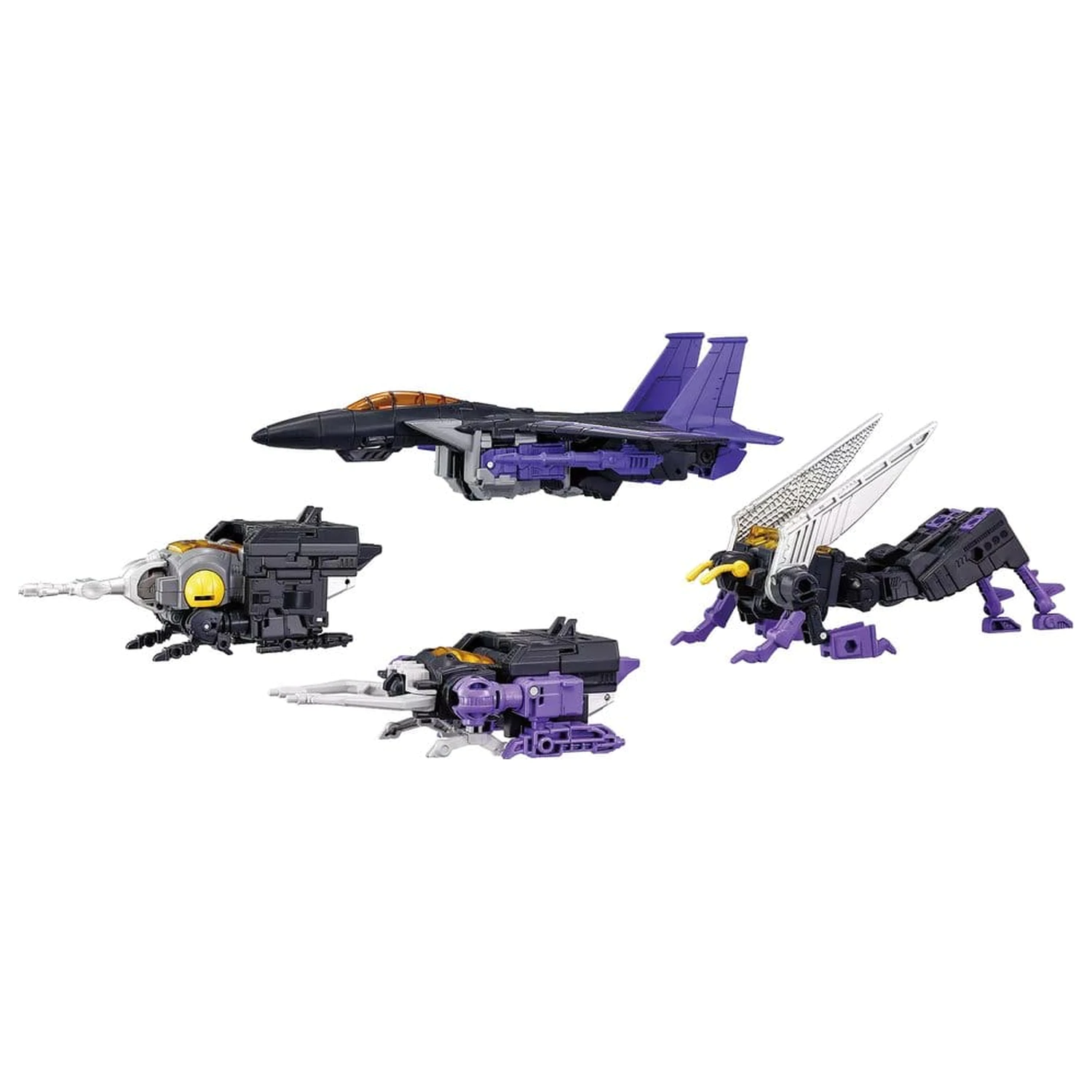 Transformers Dramatic Capture Series Action Figur 4er-Pack Decepticons Part 2 Produktfoto