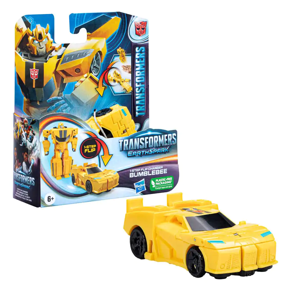 Transformers EarthSpark 1-Step Flip Changer Actionfigur Bumblebee 10 cm Produktfoto