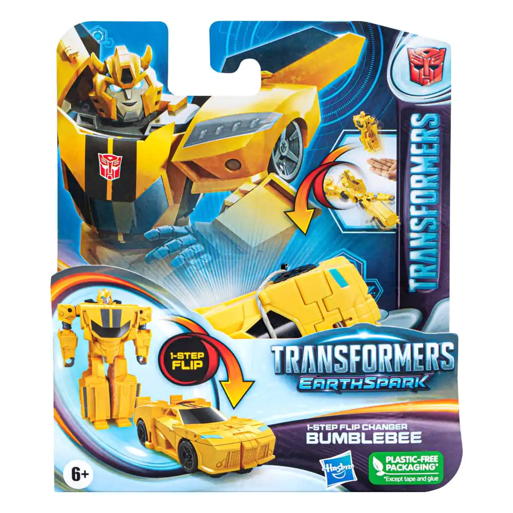 Transformers EarthSpark 1-Step Flip Changer Actionfigur Bumblebee 10 cm Produktfoto