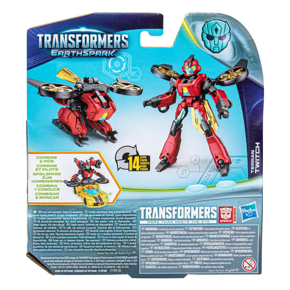 Transformers EarthSpark Warrior Class Actionfigur Terran Twitch 13 cm Produktfoto