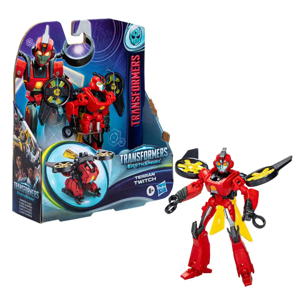 Transformers EarthSpark Warrior Class Actionfigur Terran Twitch 13 cm Produktfoto