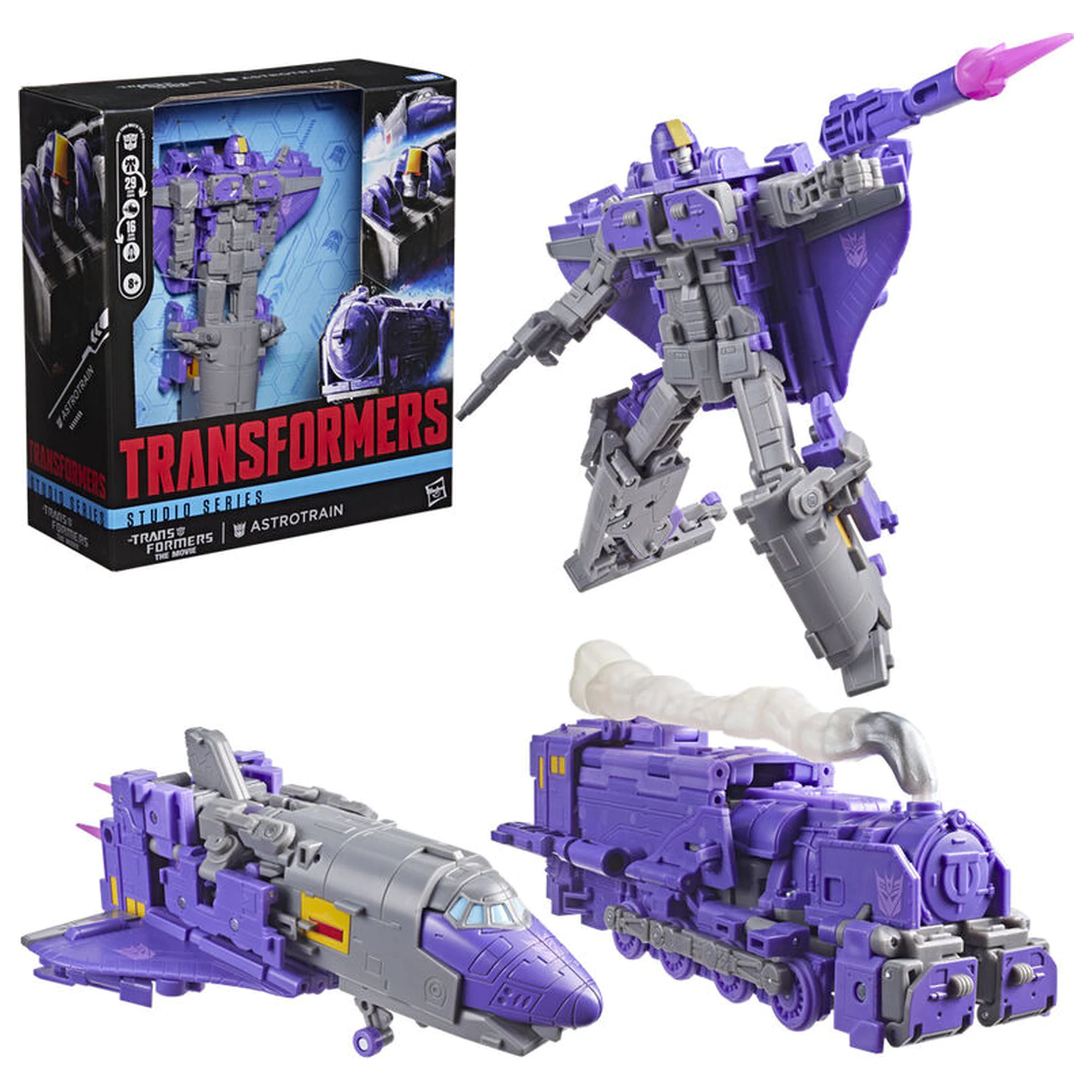 Transformers Astrotrain Figur 17 cm Produktfoto