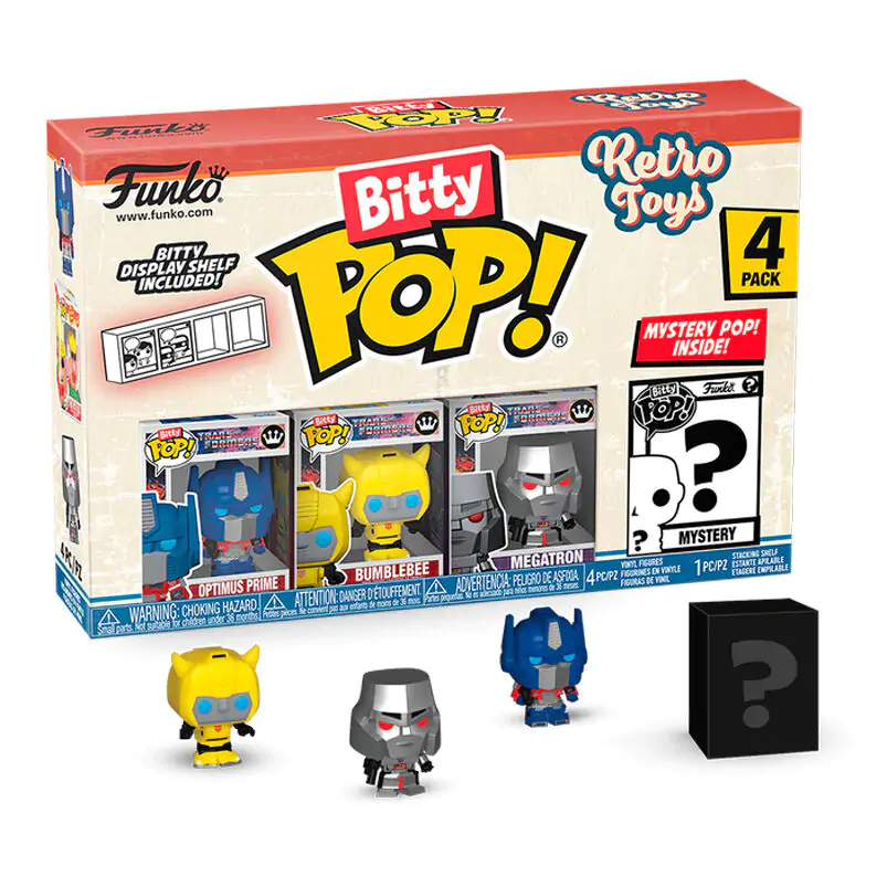 Transformers Bitty Funko POP! Vinyl Figuren 4er-Pack 2,5 cm termékfotó