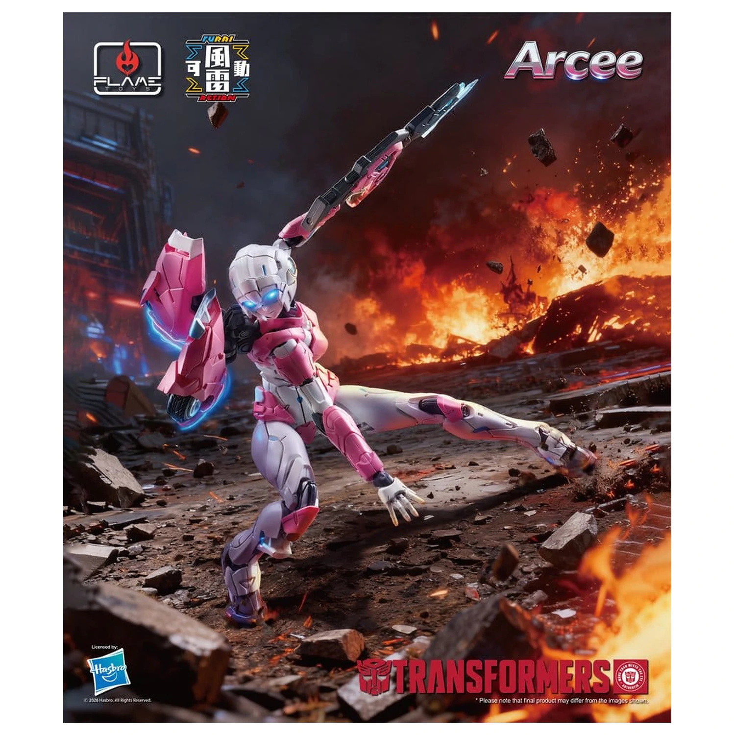 Transformers Furai Action Action Figur Arcee 16 cm Produktfoto