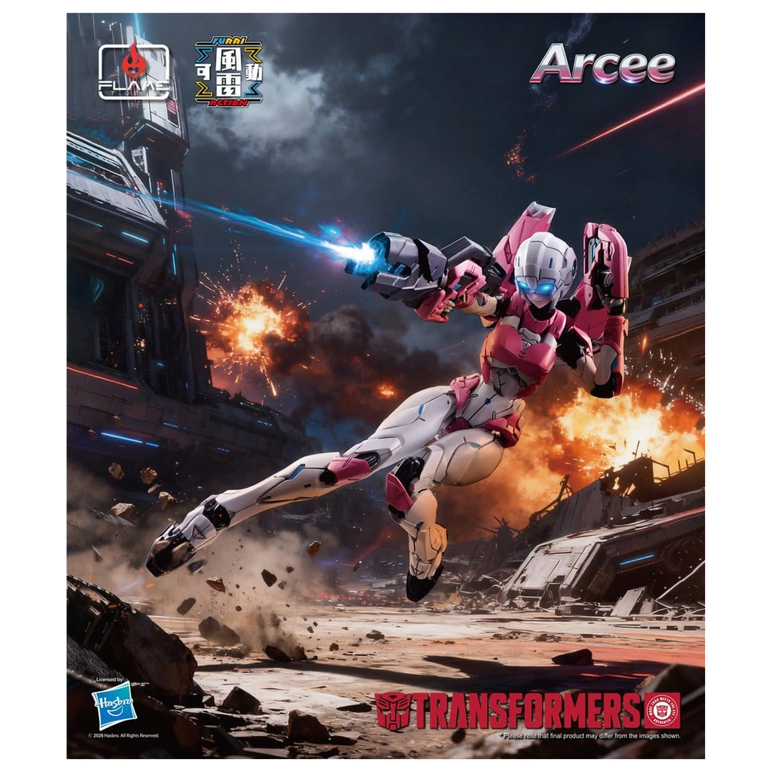 Transformers Furai Action Action Figur Arcee 16 cm Produktfoto