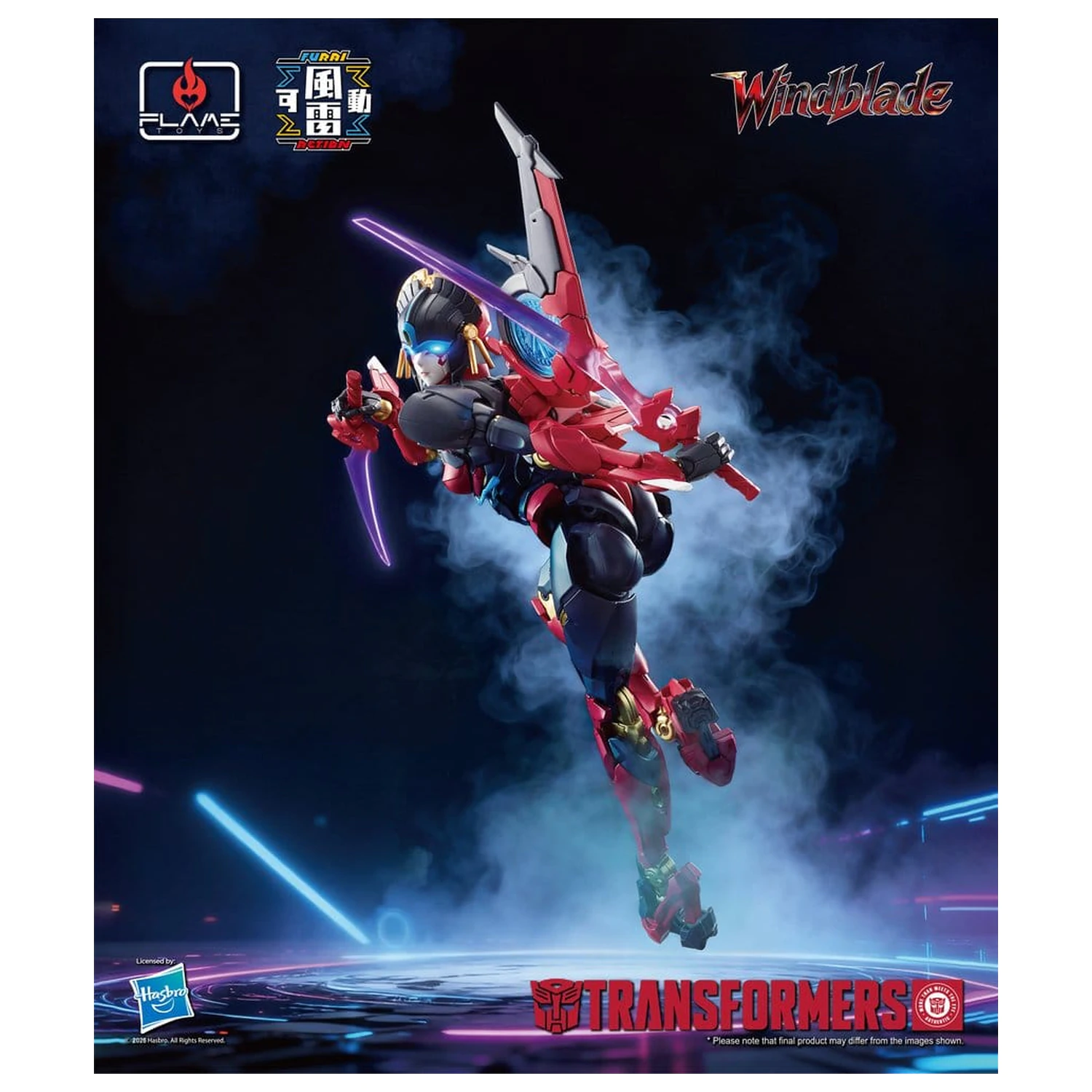 Transformers Furai Action Actionfigur Windblade 16 cm Produktfoto