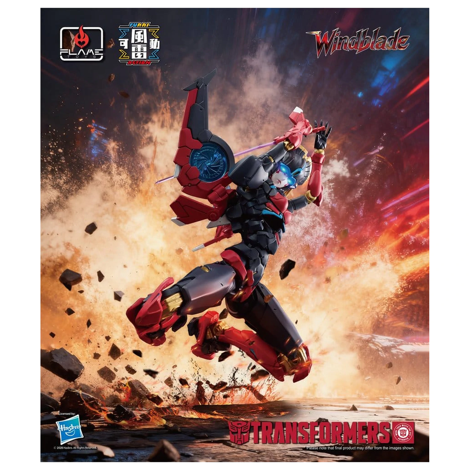 Transformers Furai Action Actionfigur Windblade 16 cm Produktfoto