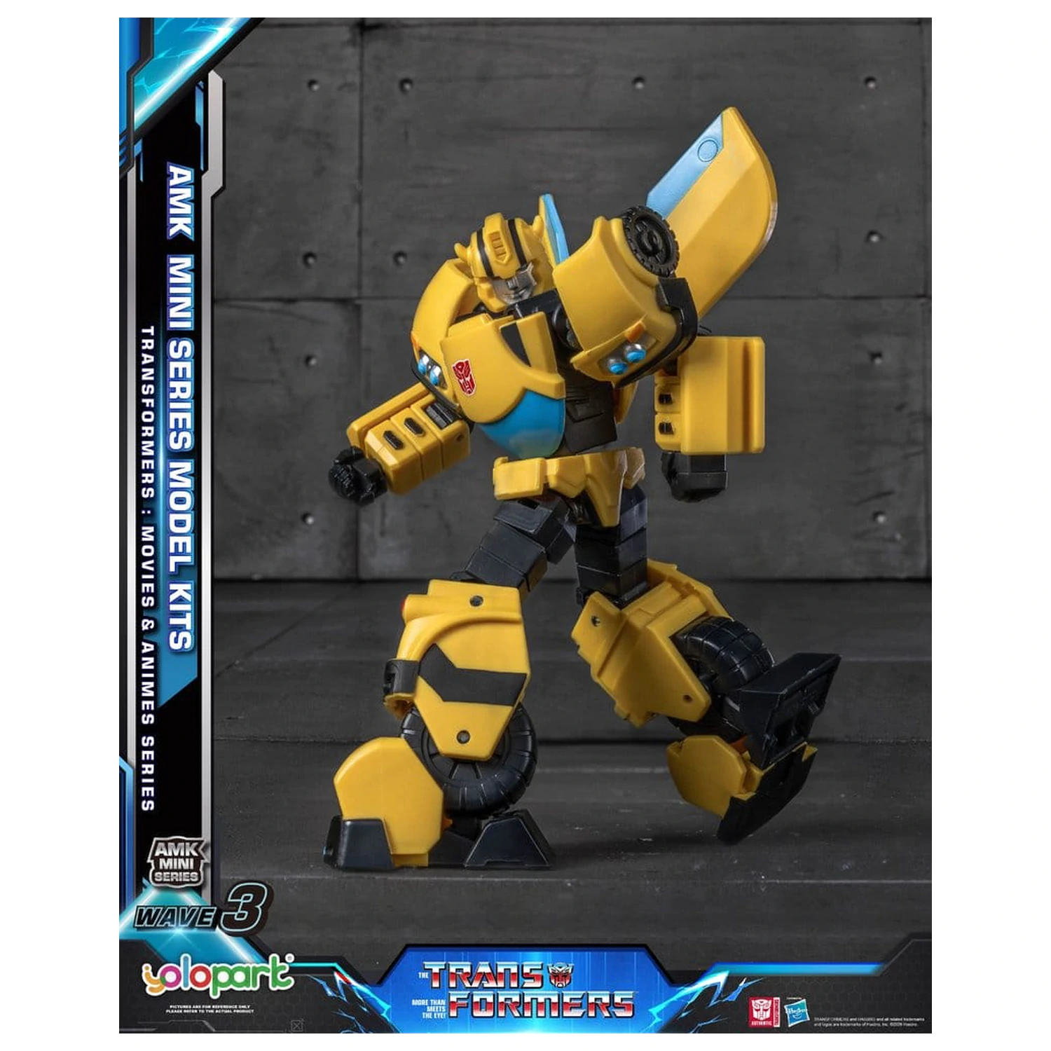 Transformers Generation One AMK Mini Serie Plastik Modell Bausatz Wave 3 Bumblebee IDW 11 cm Produktfoto