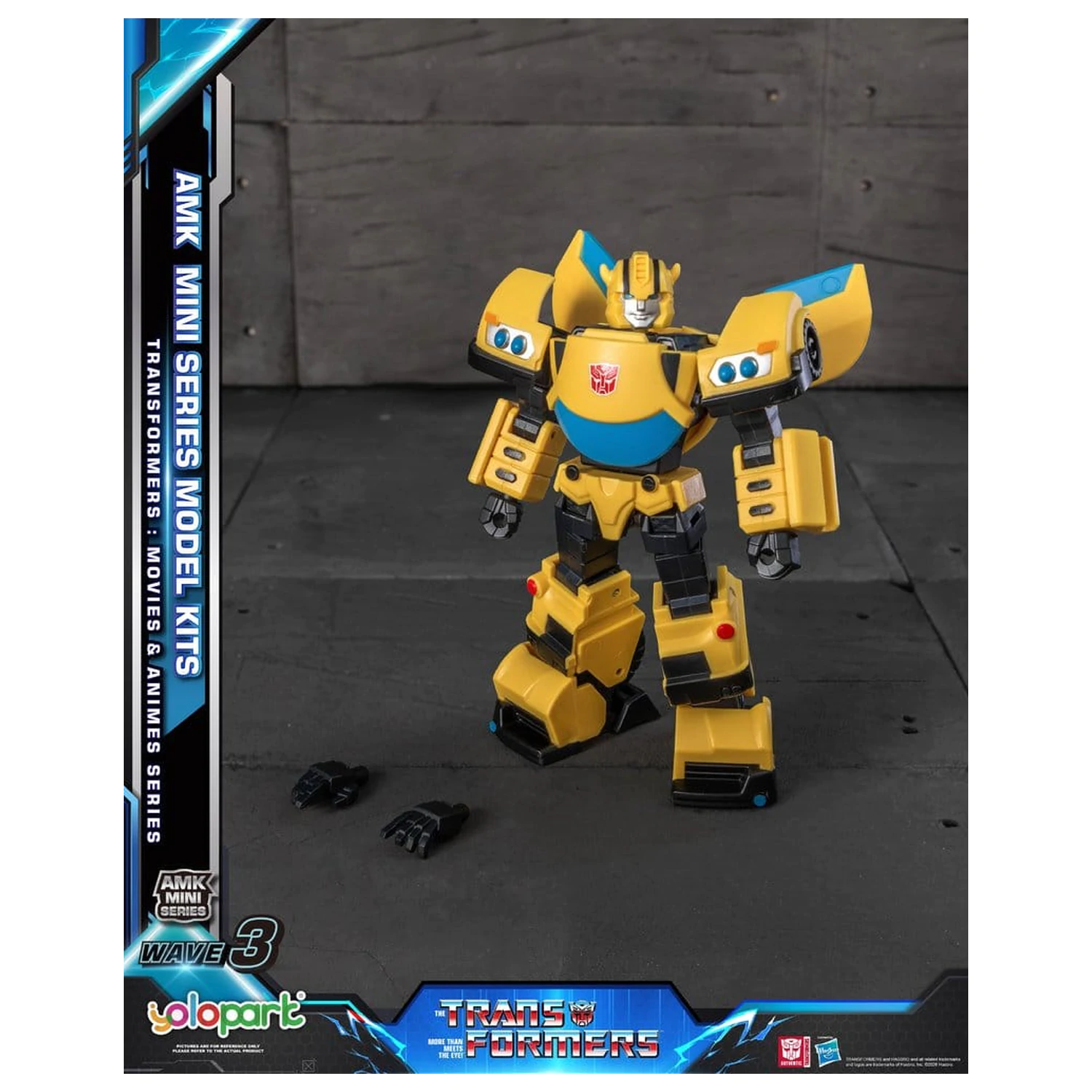 Transformers Generation One AMK Mini Serie Plastik Modell Bausatz Wave 3 Bumblebee IDW 11 cm Produktfoto