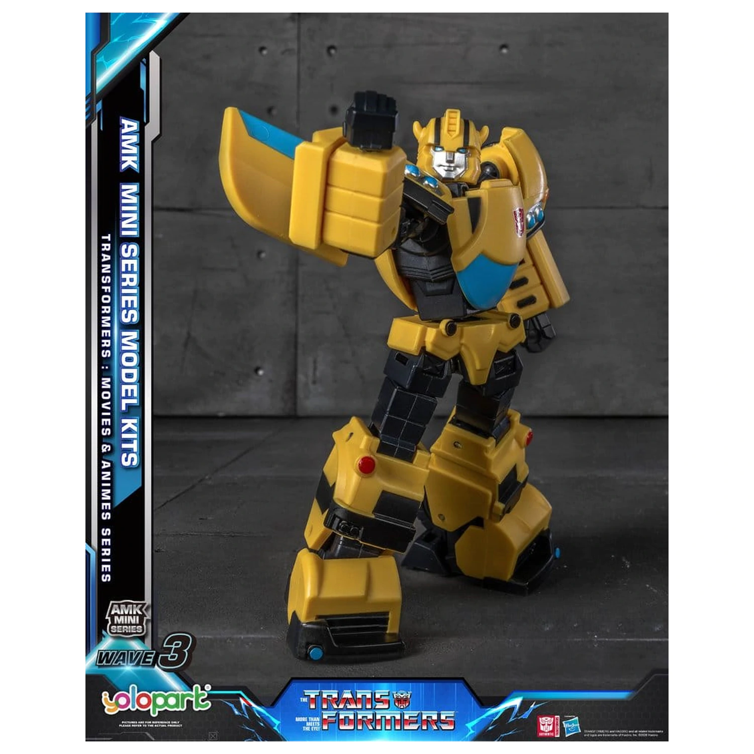 Transformers Generation One AMK Mini Serie Plastik Modell Bausatz Wave 3 Bumblebee IDW 11 cm Produktfoto