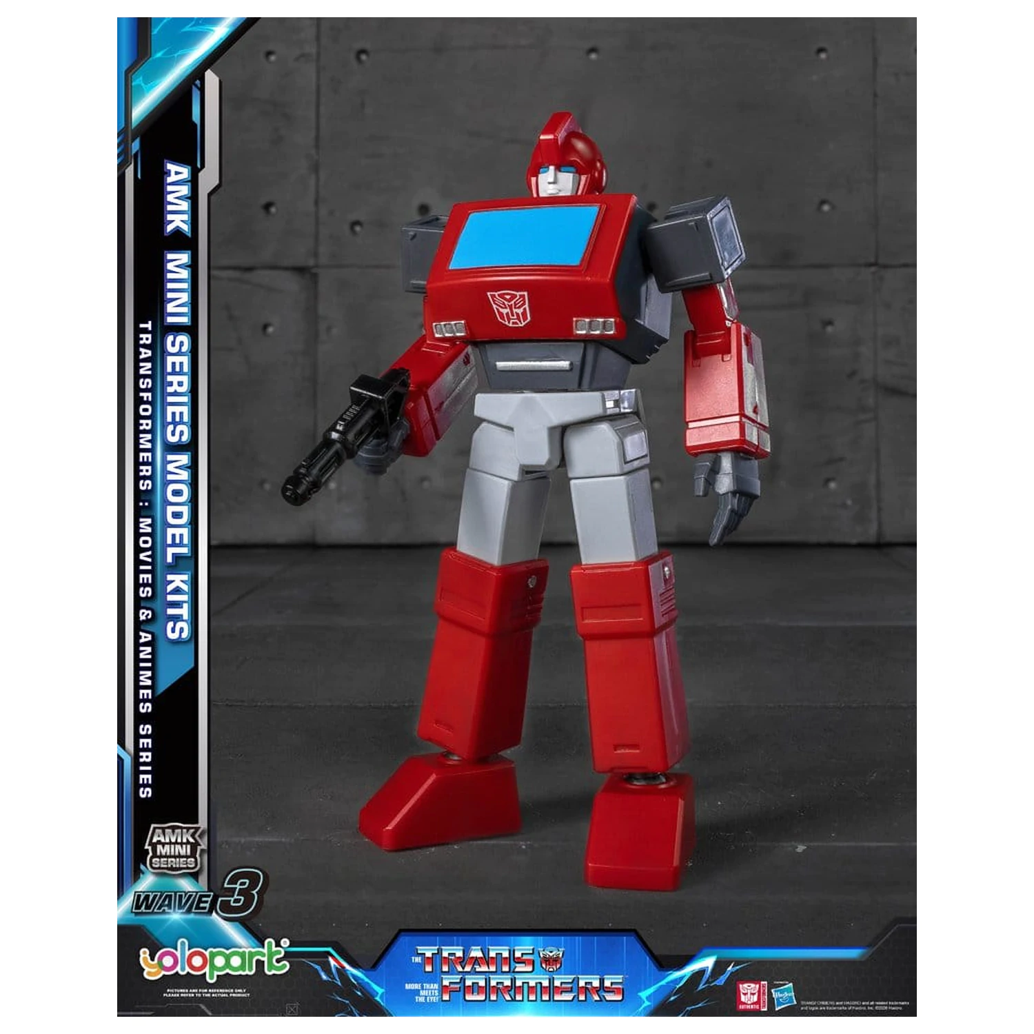 Transformers Generation One AMK Mini Series Kunststoff Modellbausatz Wave 3 Ironhide G1 11 cm Produktfoto