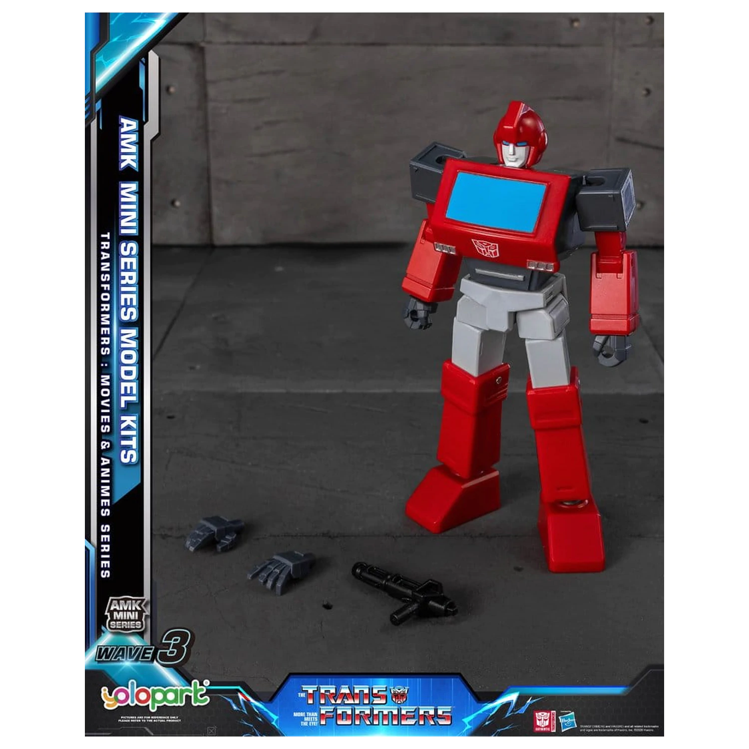 Transformers Generation One AMK Mini Series Kunststoff Modellbausatz Wave 3 Ironhide G1 11 cm Produktfoto