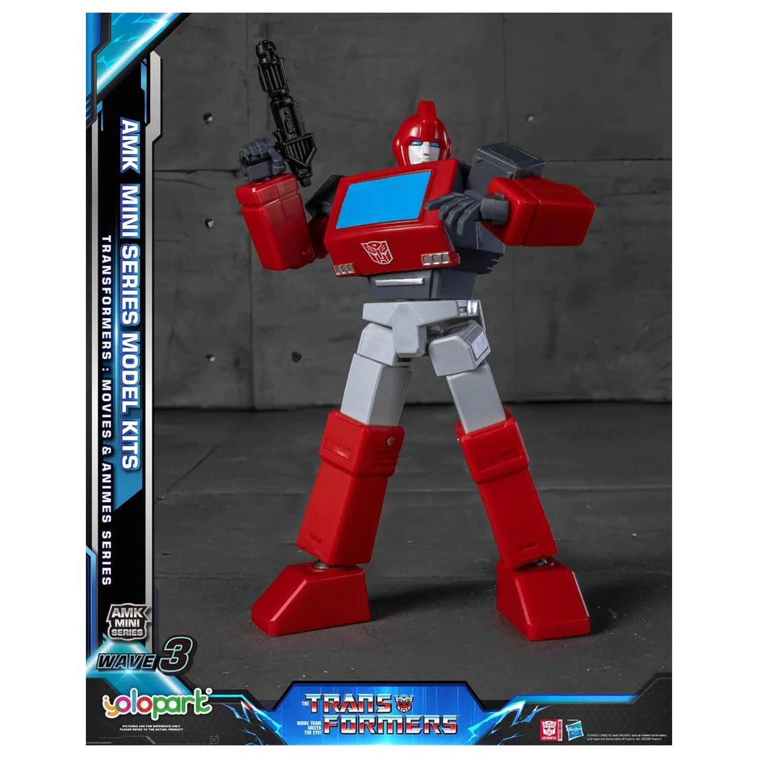 Transformers Generation One AMK Mini Series Kunststoff Modellbausatz Wave 3 Ironhide G1 11 cm Produktfoto