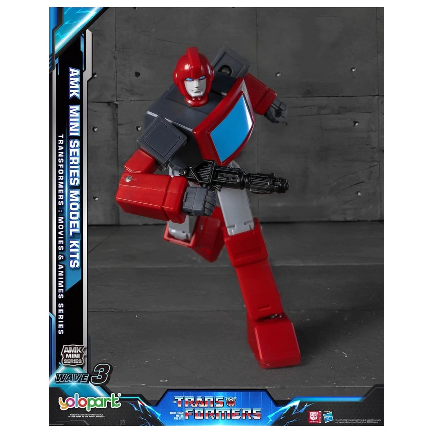 Transformers Generation One AMK Mini Series Kunststoff Modellbausatz Wave 3 Ironhide G1 11 cm Produktfoto