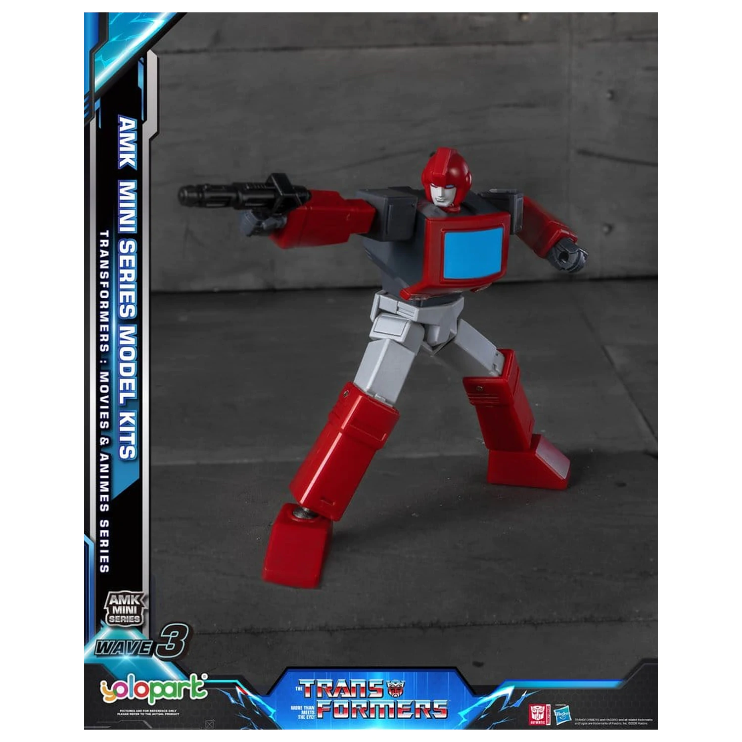 Transformers Generation One AMK Mini Series Kunststoff Modellbausatz Wave 3 Ironhide G1 11 cm Produktfoto