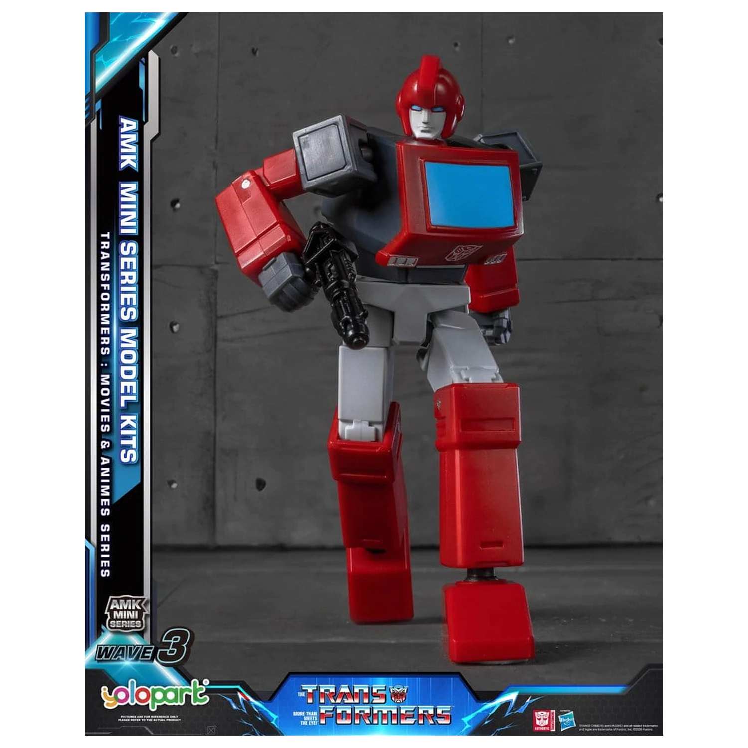 Transformers Generation One AMK Mini Series Kunststoff Modellbausatz Wave 3 Ironhide G1 11 cm Produktfoto