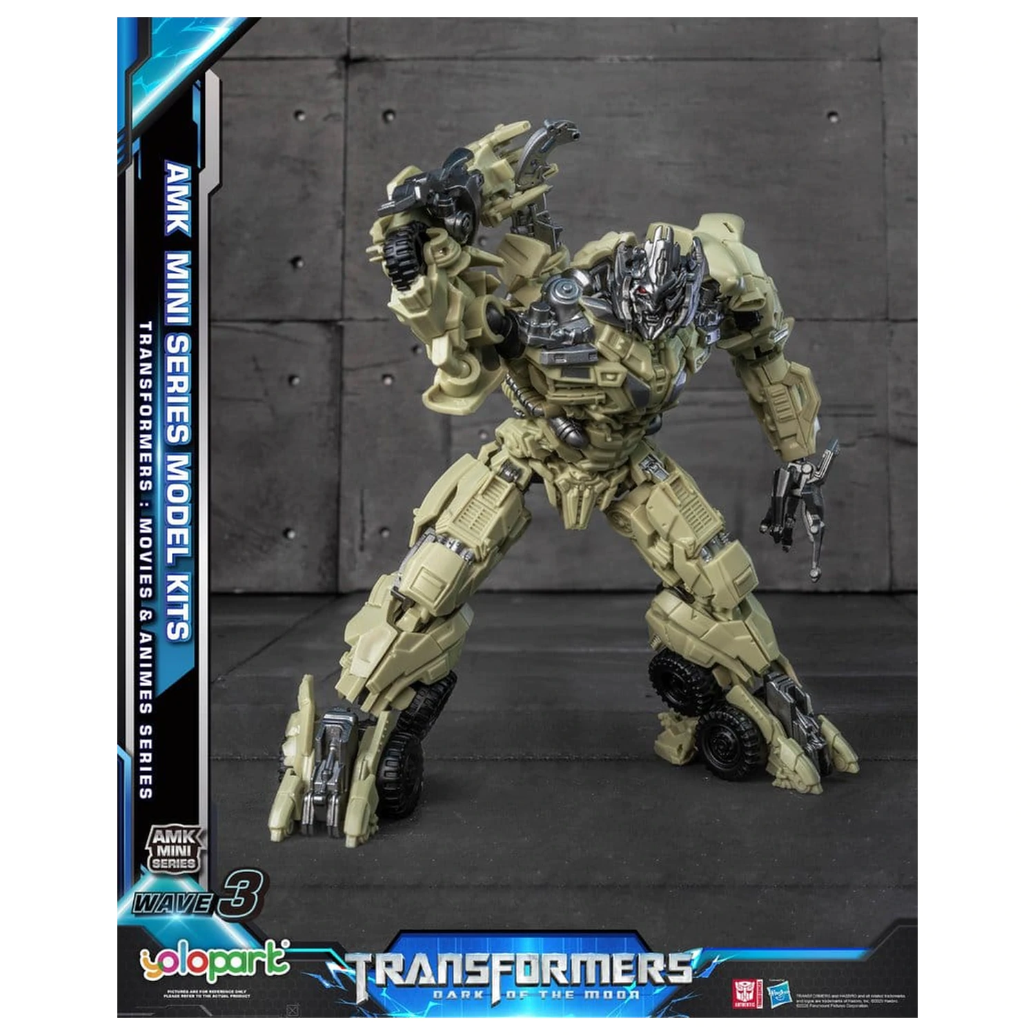 Transformers Generation One AMK Mini Series Kunststoff Modellbausatz Wave 3 Megatron TF 3 11 cm Produktfoto