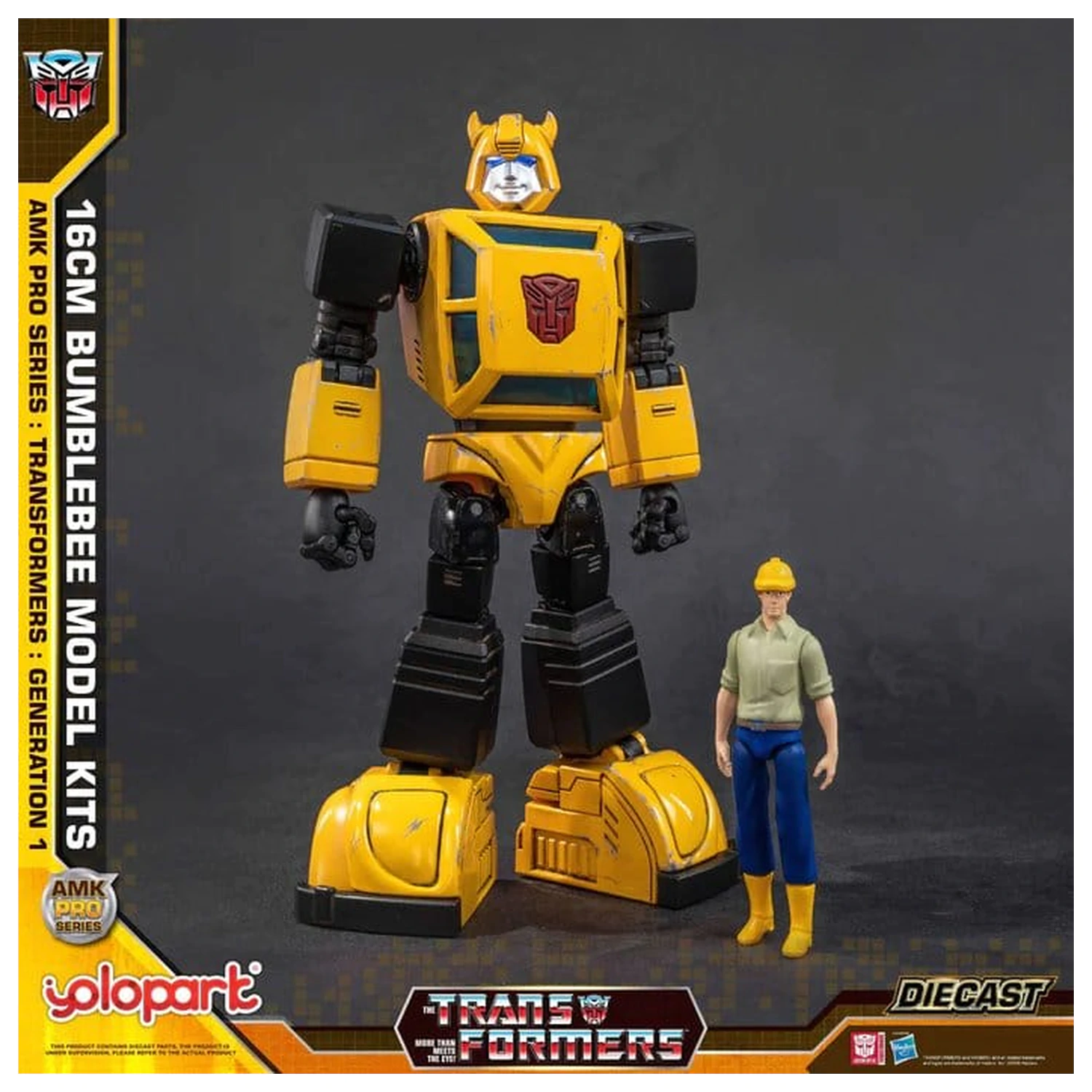 Transformers: Generation One AMK PRO Series Kunststoff Modell Bausatz Bumblebee 16 cm Produktfoto