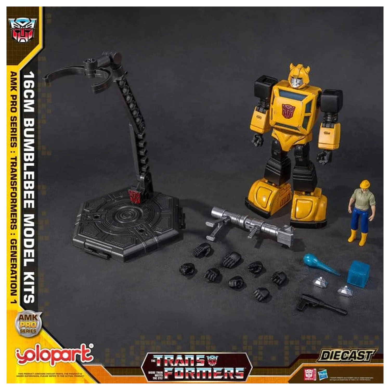 Transformers: Generation One AMK PRO Series Kunststoff Modell Bausatz Bumblebee 16 cm Produktfoto
