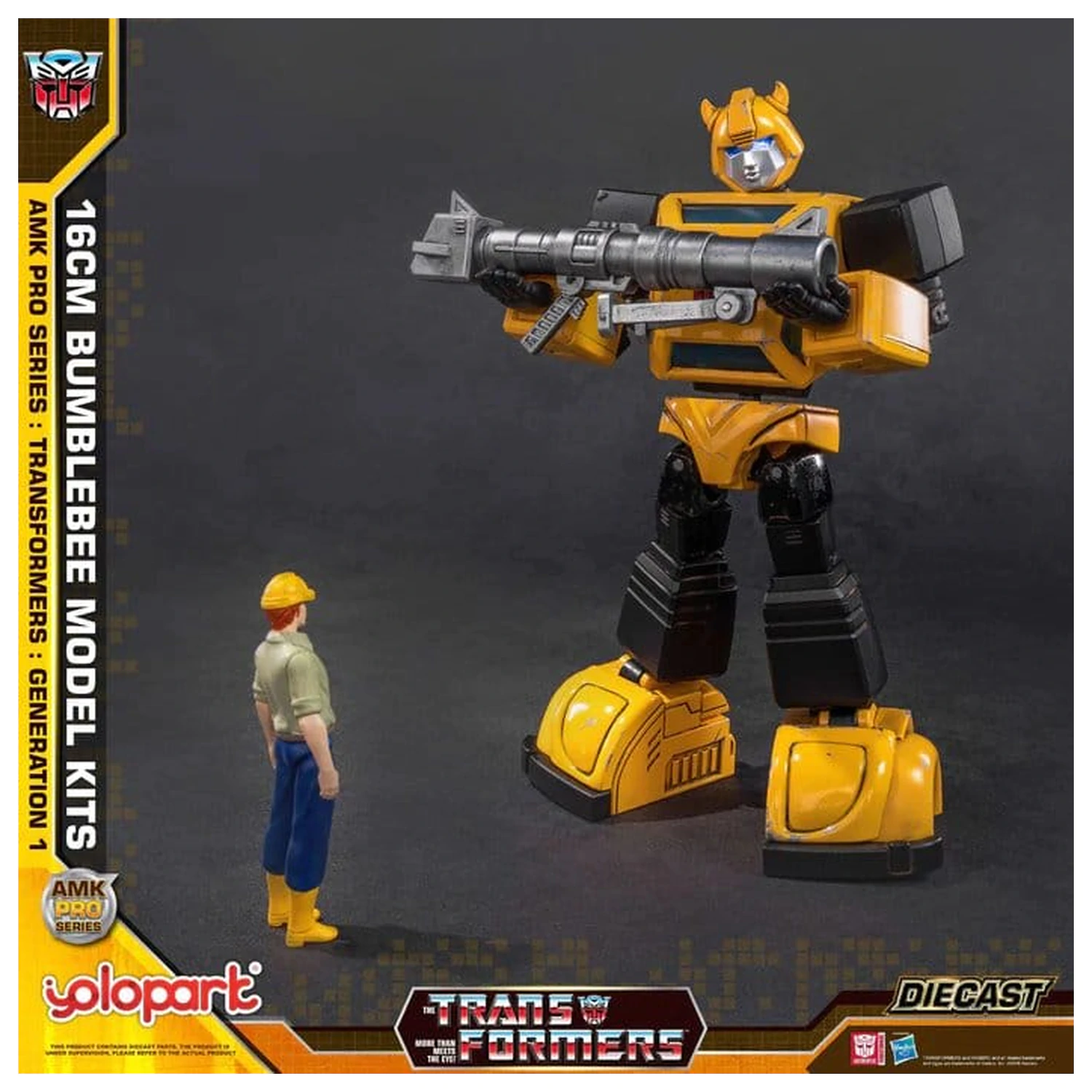 Transformers: Generation One AMK PRO Series Kunststoff Modell Bausatz Bumblebee 16 cm Produktfoto