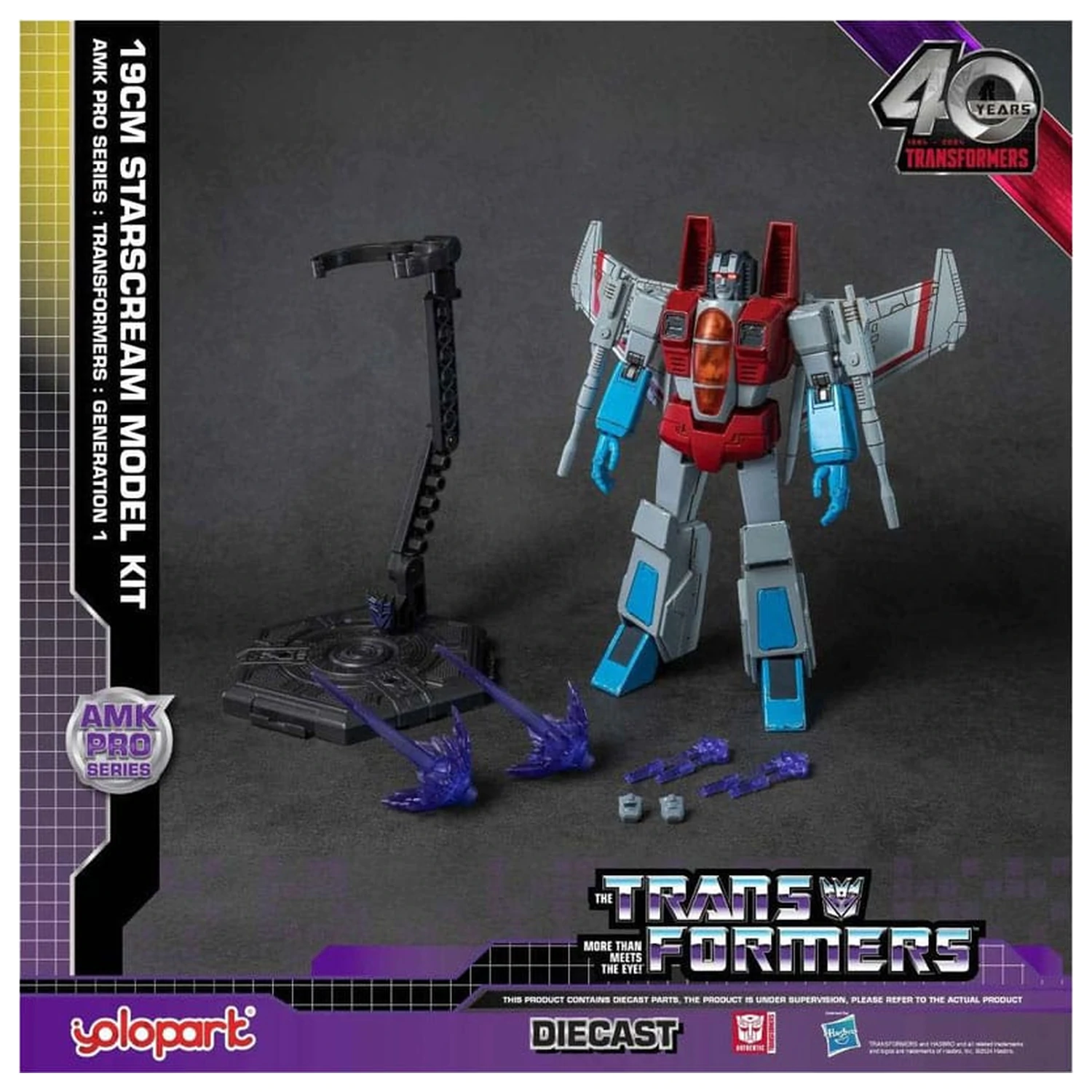 Transformers: Generation One AMK Pro Series Modellbausatz Starscream 19 cm Produktfoto