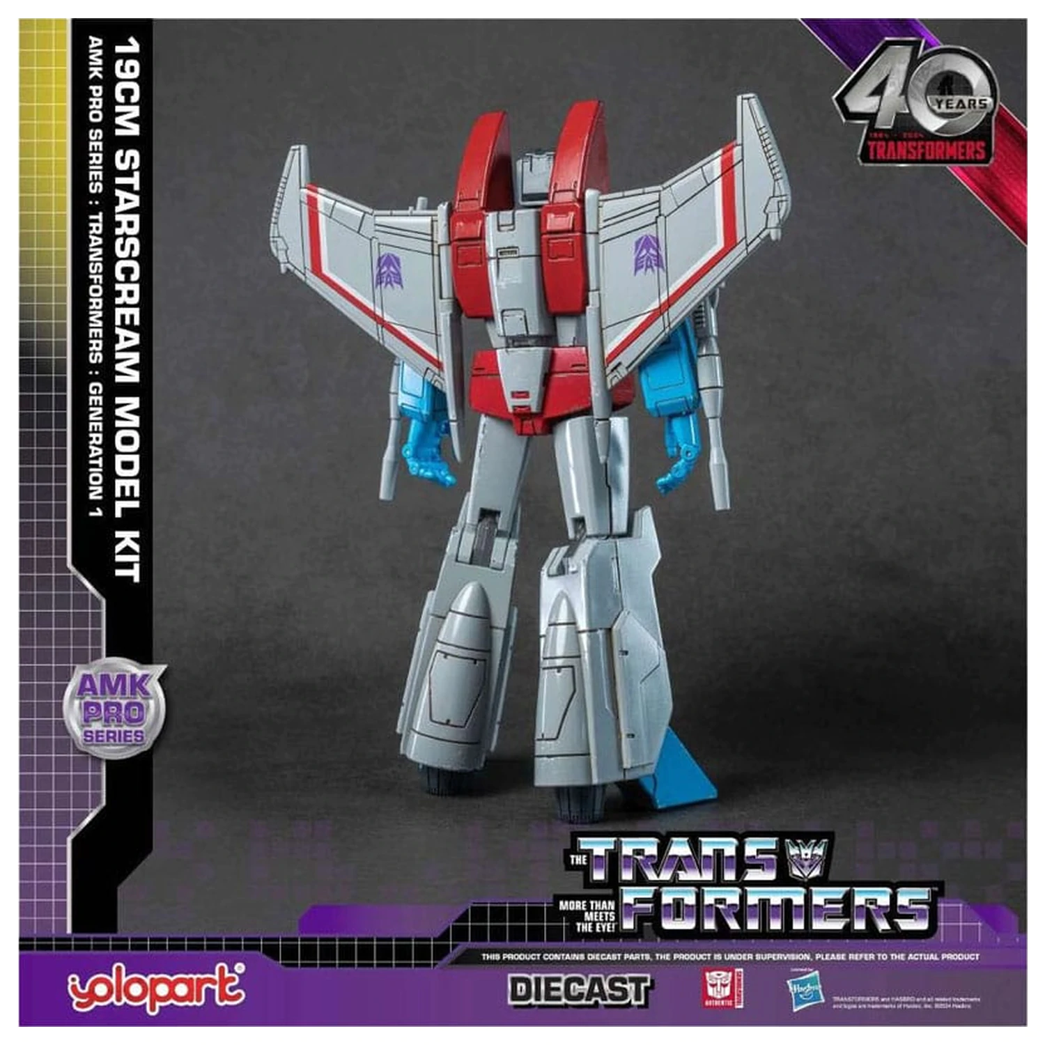 Transformers: Generation One AMK Pro Series Modellbausatz Starscream 19 cm Produktfoto