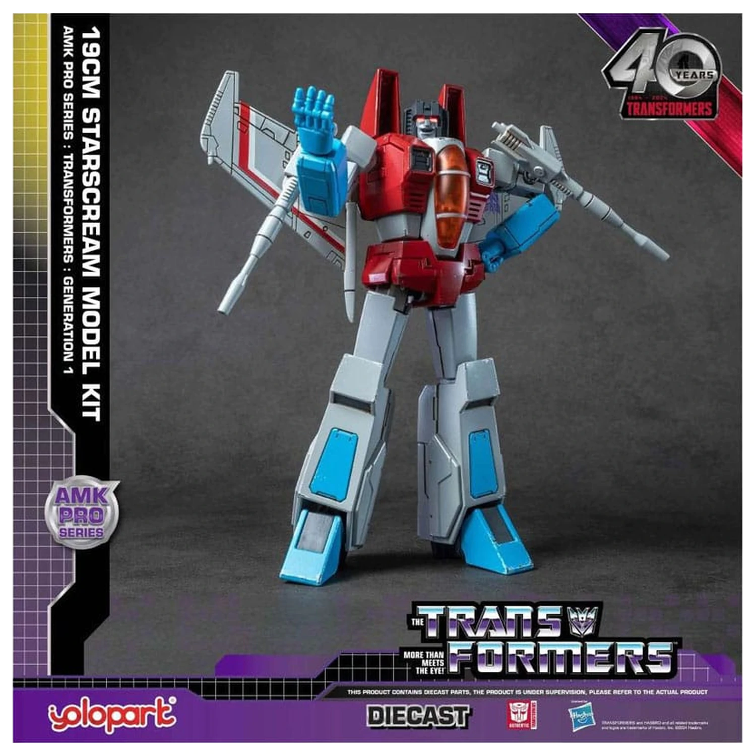 Transformers: Generation One AMK Pro Series Modellbausatz Starscream 19 cm Produktfoto
