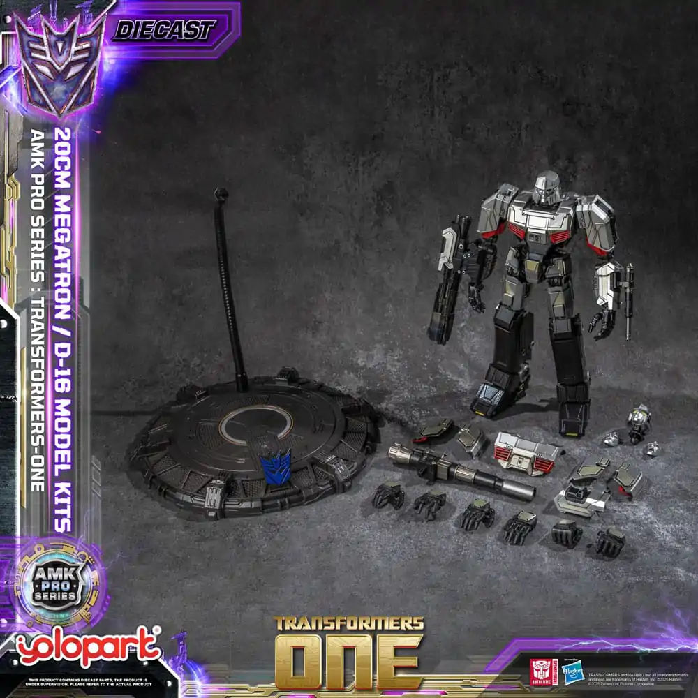 Transformers: Generation One AMK Pro Series Plastik Modellbausatz D-16/Megatron Final Form 20 cm Produktfoto