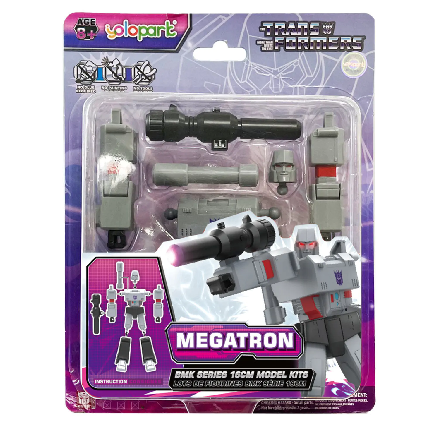 Transformers Generation One BMK Serie Modellbausatz Megatron 16 cm Produktfoto