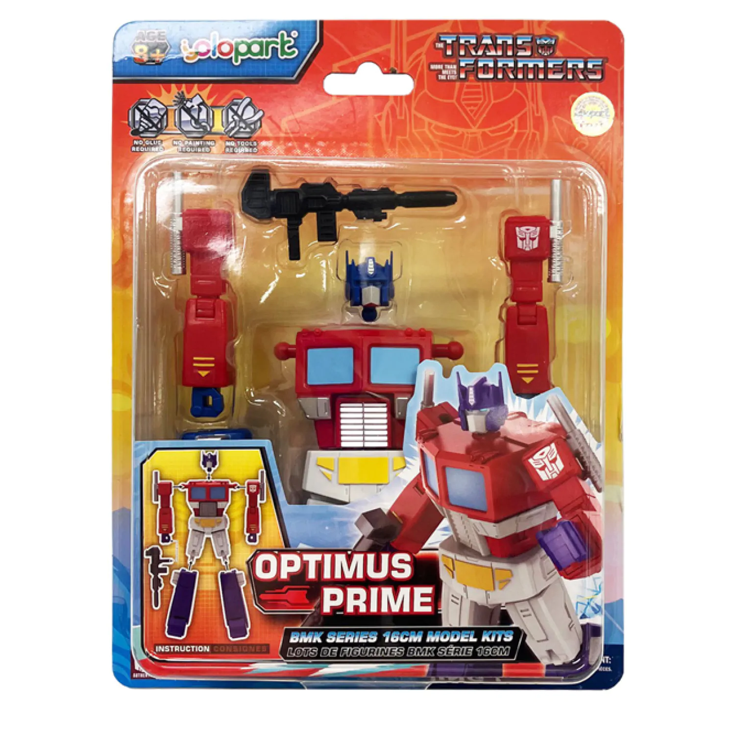 Transformers Generation One BMK Serie Modellbausatz Optimus Prime 16 cm Produktfoto