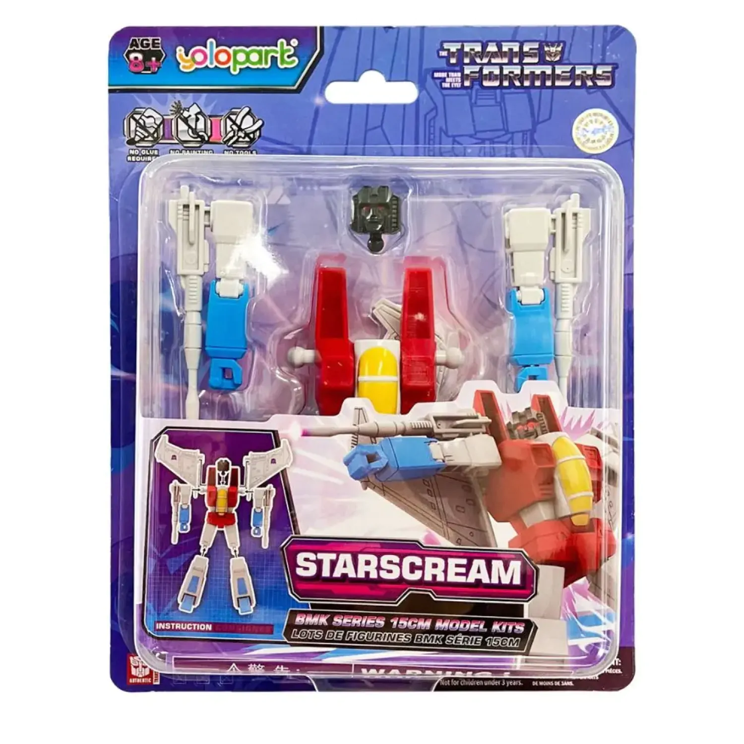 Transformers Generation One BMK Series Modellbausatz Starscream 16 cm Produktfoto