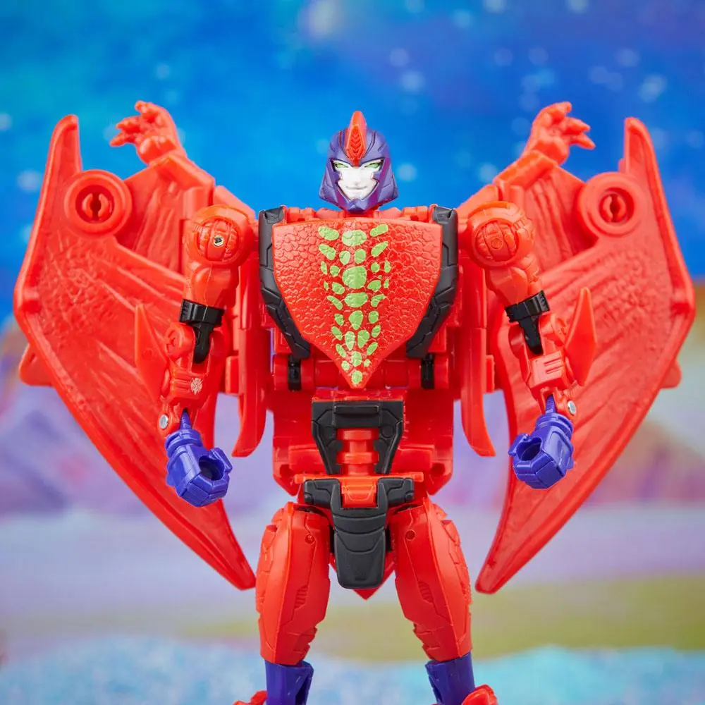 Transformers Generations Legacy Buzzworthy Bumblebee Deluxe Class Actionfigur 2022 Evil Predacon Terrorsaur 14 cm Produktfoto