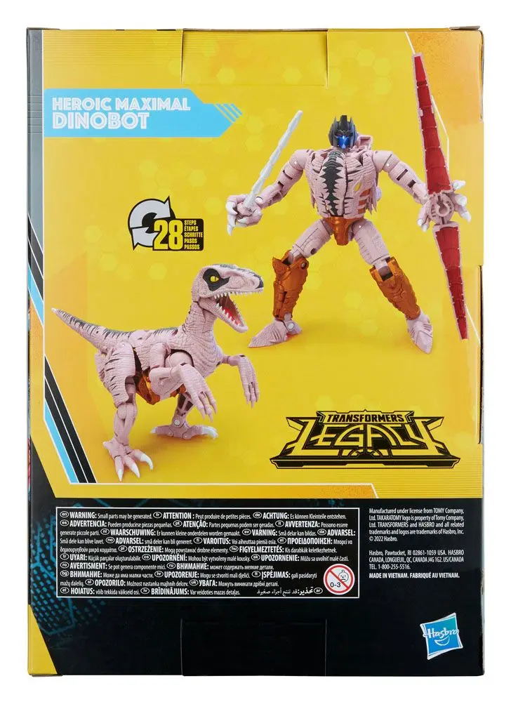 Transformers Generations Legacy Buzzworthy Bumblebee Actionfigur Heroic Maximal Dinobot 18 cm Produktfoto