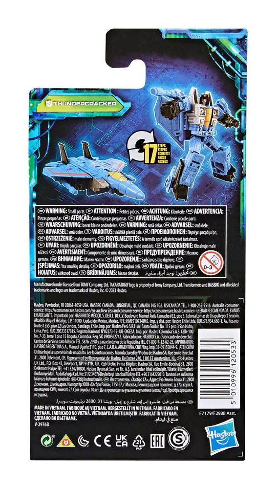 Transformers Generations Legacy Evolution Core Series Actionfigur Thundercracker 9 cm Produktfoto