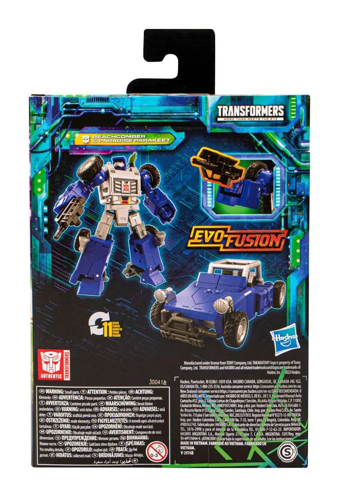Transformers Generations Legacy Evolution Deluxe Class Action Figur Strandcomber &amp; Paradise Parakeet 14 cm Produktfoto