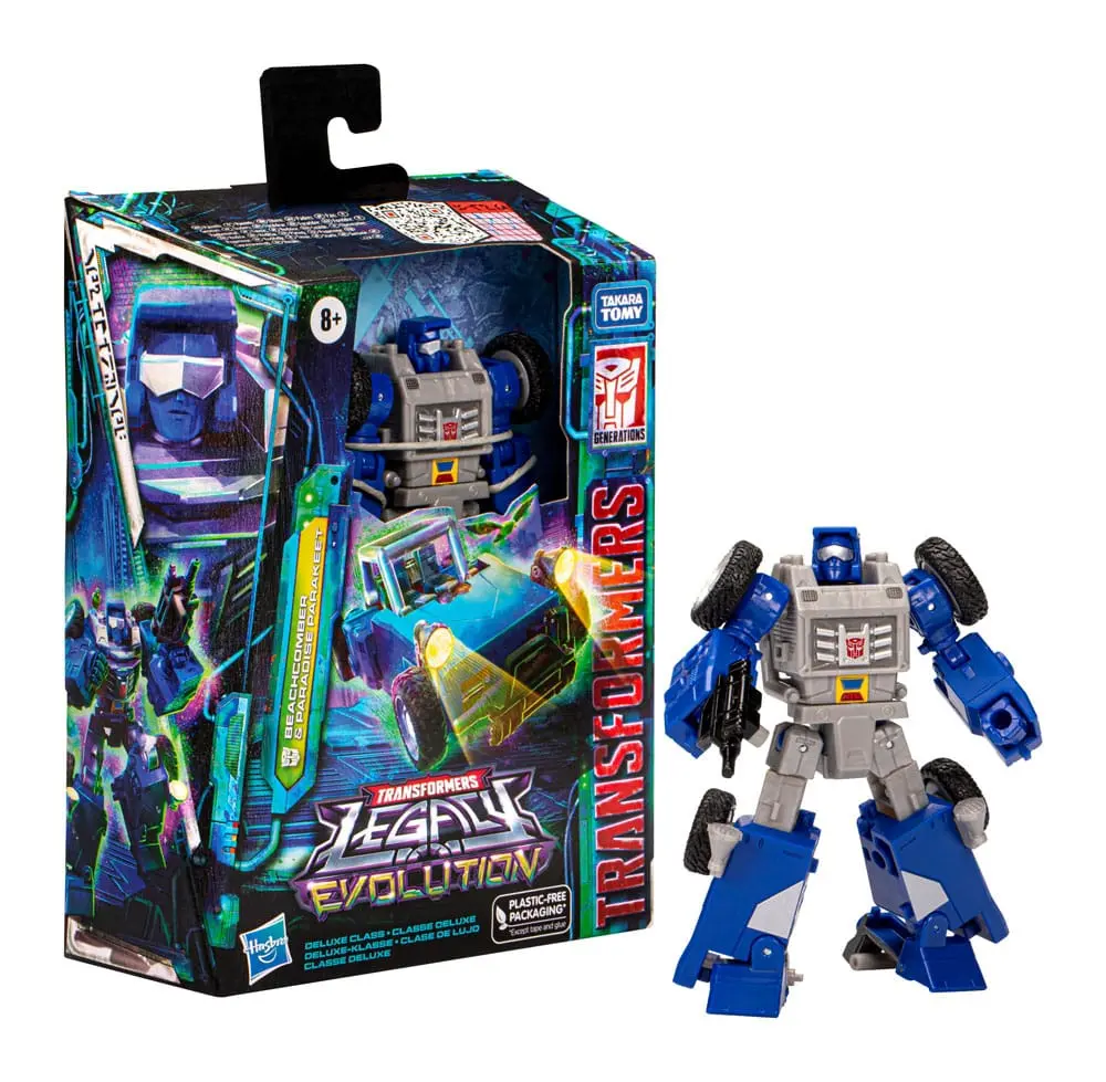 Transformers Generations Legacy Evolution Deluxe Class Action Figur Strandcomber &amp; Paradise Parakeet 14 cm Produktfoto