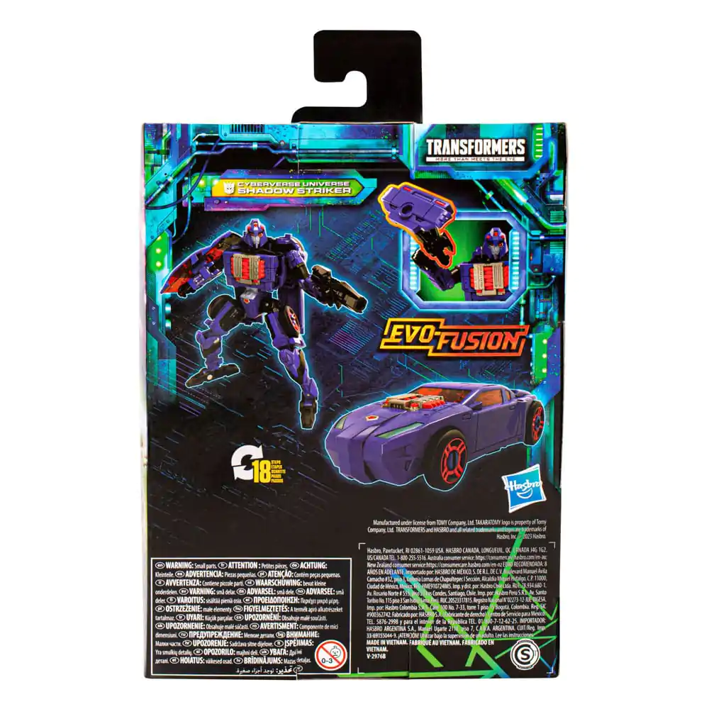 Transformers Generations Legacy Evolution Deluxe Class Actionfigur Cyberverse Universe Shadow Striker 14 cm Produktfoto